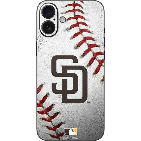 MLB San Diego Padres Game Ball iPhone 16 Plus Skin